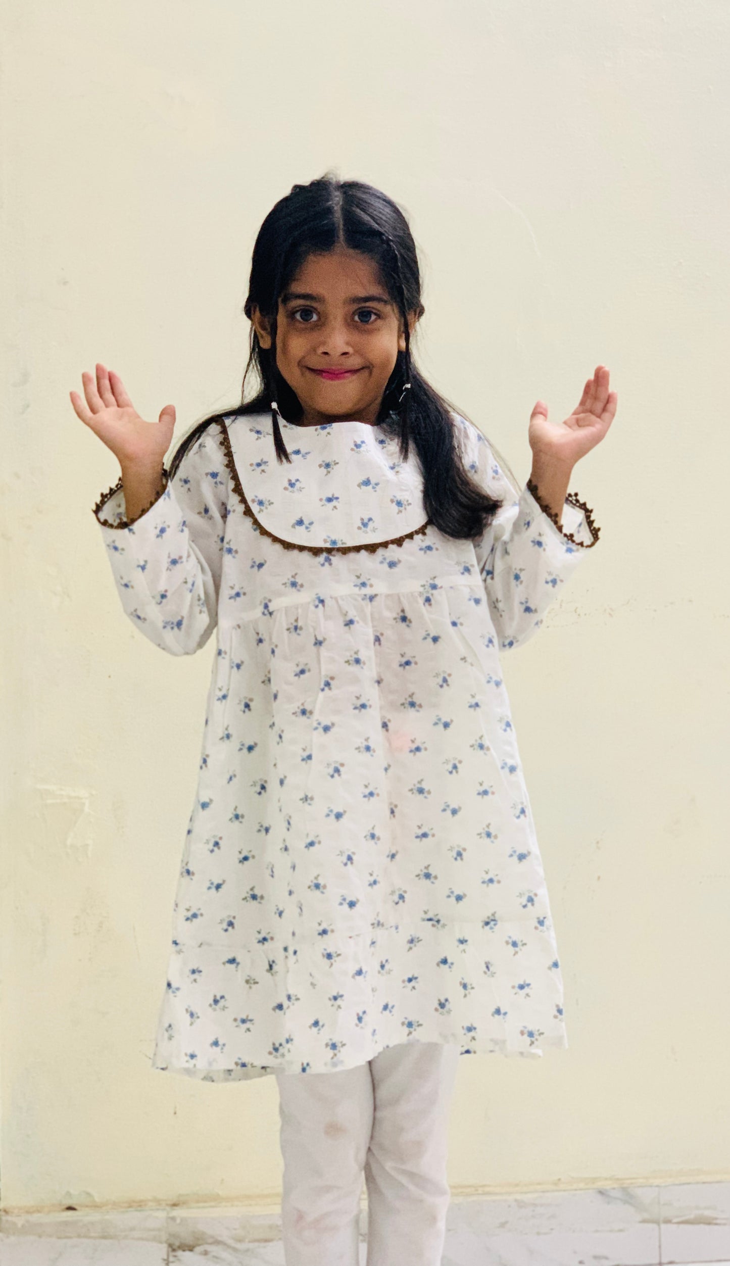 Elegant Swiss Lawn Frock for Girls