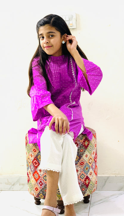 Stylish 2-Piece Cotton Suit for Your Little Princess